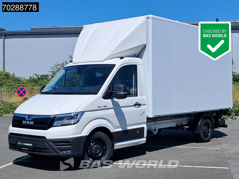 MAN TGE 3.180 Neu! Automatik 2025 Facelift Koffer Ladebordwand Navi Klima Tempomat LED Euro6 21m3 A/C Cruise control - Furgonas su krovinių dėže: foto 1 MAN TGE 3.180 Neu! Automatik 2025 Facelift Koffer Ladebordwand Navi Klima Tempomat LED Euro6 21m3 A/C Cruise control - Furgonas su krovinių dėže: foto 1