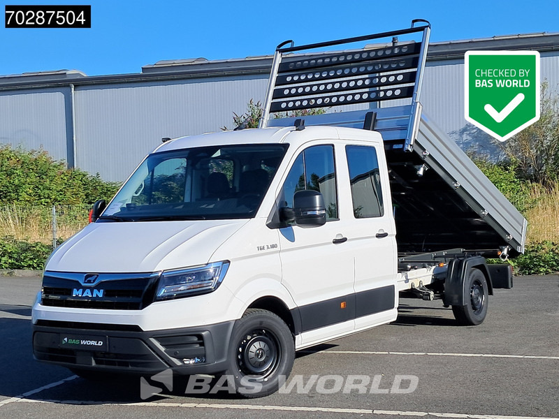 MAN TGE 3.180 Neu! Dreiseitenkipper Automatik 2025 Facelift 180PS AHK LED Klima Tempomat Navi ACC Euro6 Kieper 3m3 A/C Towbar Cruise control - Mažas savivartis: foto 1 MAN TGE 3.180 Neu! Dreiseitenkipper Automatik 2025 Facelift 180PS AHK LED Klima Tempomat Navi ACC Euro6 Kieper 3m3 A/C Towbar Cruise control - Mažas savivartis: foto 1