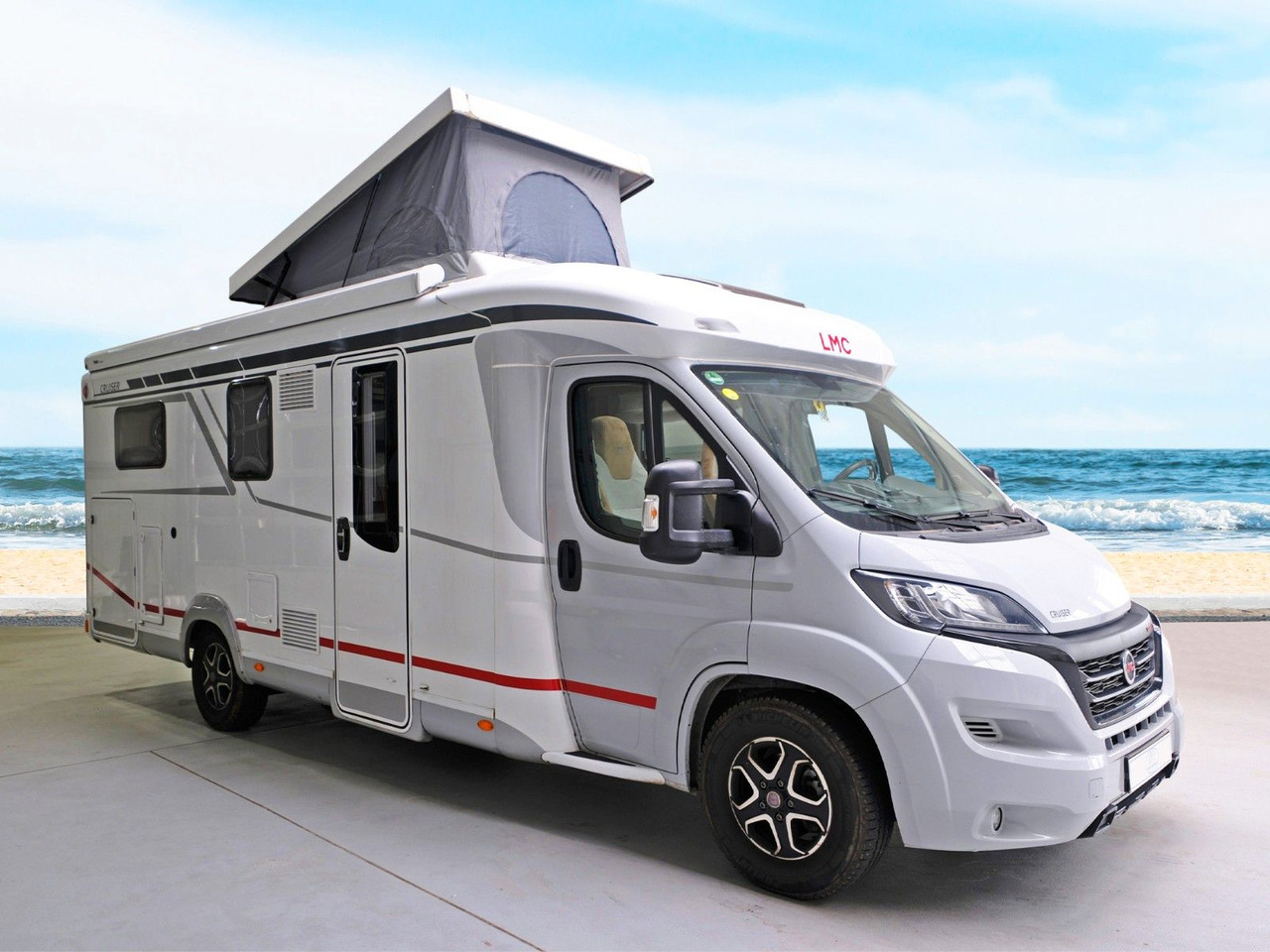 LMC Cruiser 732G/Automatik/Einzelbetten+Aufstelldach - Pusiau integruotas kemperis: foto 1 LMC Cruiser 732G/Automatik/Einzelbetten+Aufstelldach - Pusiau integruotas kemperis: foto 1