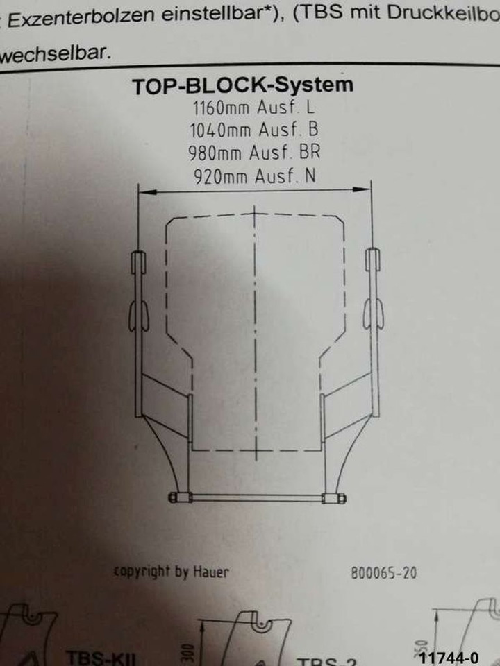 Hauer Top-Block N zu Steyr Kompakt 485,495 (11744) - Padargas - Traktorius: foto 1 Hauer Top-Block N zu Steyr Kompakt 485,495 (11744) - Padargas - Traktorius: foto 1