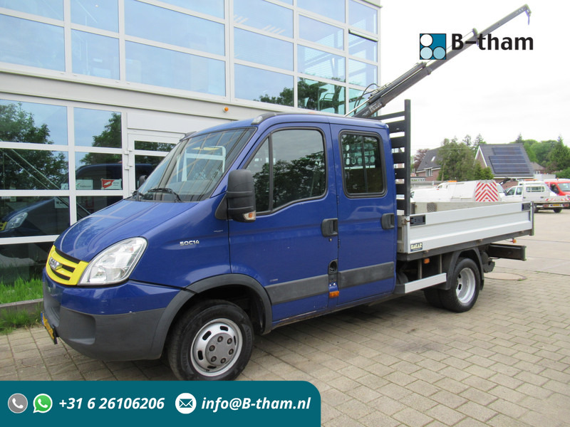 Iveco Daily 50C14G 345 CNG Aardgas AIRCO + HIAB Kraan Kran Crane - Bortinis automobilis, Komercinis automobilis su dviguba kabina: foto 1 Iveco Daily 50C14G 345 CNG Aardgas AIRCO + HIAB Kraan Kran Crane - Bortinis automobilis, Komercinis automobilis su dviguba kabina: foto 1