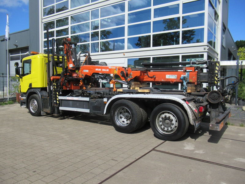 Scania P 340 B 6x2*4 VDL Haak - Kraan ATLAS 206.3E - Hook-lift sunkvežimis, Sunkvežimis su kranu: foto 5 Scania P 340 B 6x2*4 VDL Haak - Kraan ATLAS 206.3E - Hook-lift sunkvežimis, Sunkvežimis su kranu: foto 5