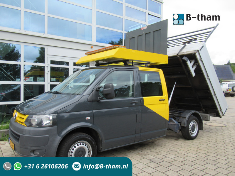Volkswagen Transporter T5 2.0 TDI 75KW L2 DOKA dubbelcabine Kipper Actiebord - Mažas savivartis, Komercinis automobilis su dviguba kabina: foto 1 Volkswagen Transporter T5 2.0 TDI 75KW L2 DOKA dubbelcabine Kipper Actiebord - Mažas savivartis, Komercinis automobilis su dviguba kabina: foto 1