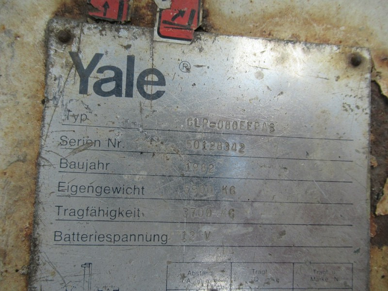 Yale GLP 080EEPAS 3.7T - Dujinis krautuvas: foto 4 Yale GLP 080EEPAS 3.7T - Dujinis krautuvas: foto 4