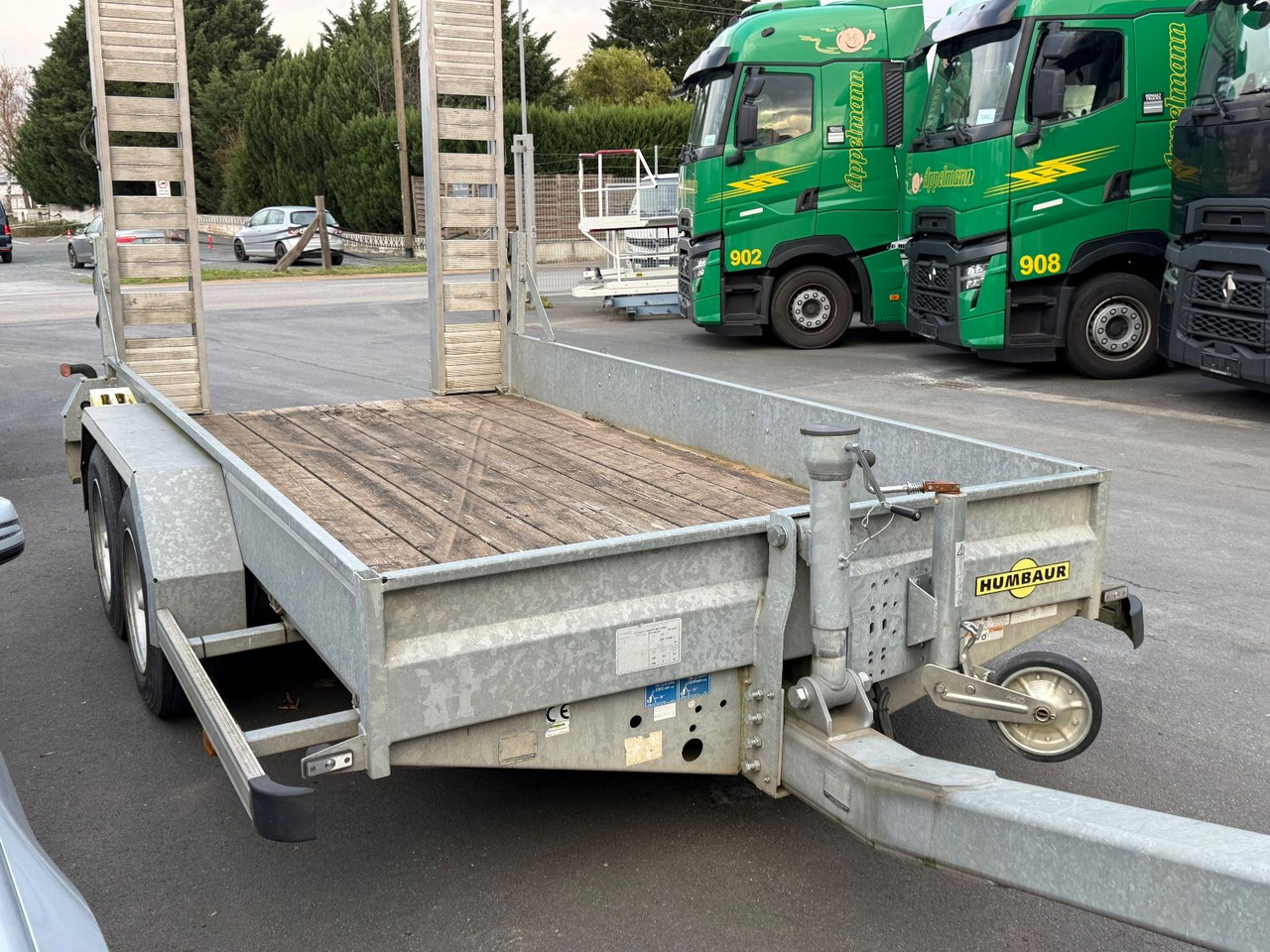 Humbaur Tandem-Tieflader HS 654020 TA-BS, Rampen, 4,9NL - Žemo profilio platforma priekaba: foto 5 Humbaur Tandem-Tieflader HS 654020 TA-BS, Rampen, 4,9NL - Žemo profilio platforma priekaba: foto 5