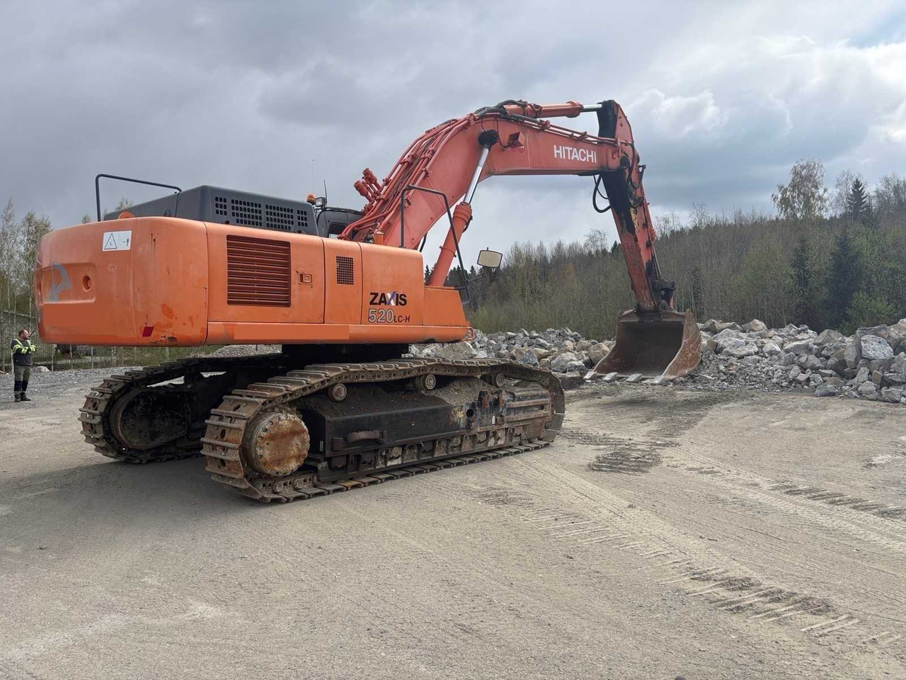 Hitachi Zaxis 520 LV-H crawler excavator - Vikšrinis ekskavatorius: foto 3 Hitachi Zaxis 520 LV-H crawler excavator - Vikšrinis ekskavatorius: foto 3
