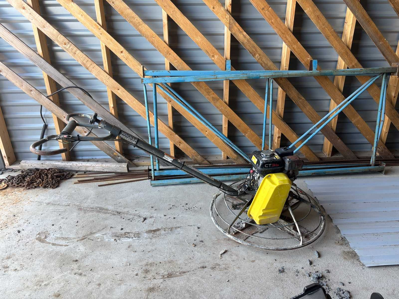 Wacker Neuson Trowel CT 36-5A concrete grinder - Betono glaistyklė: foto 2 Wacker Neuson Trowel CT 36-5A concrete grinder - Betono glaistyklė: foto 2
