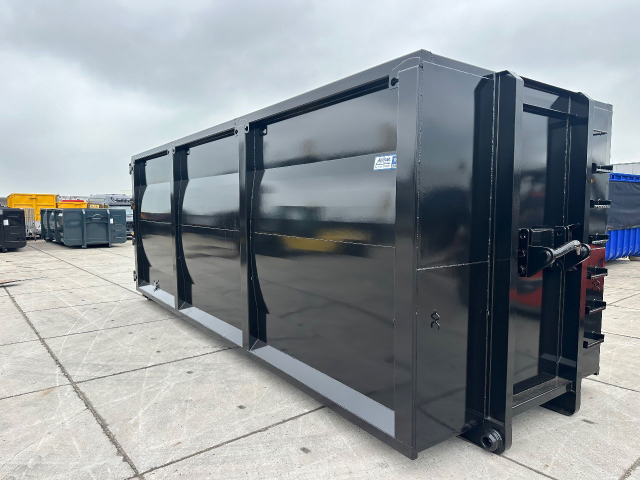 Alustahl 40 m3 hardox HB 450 containers - Užtraukiamas konteineris: foto 2 Alustahl 40 m3 hardox HB 450 containers - Užtraukiamas konteineris: foto 2