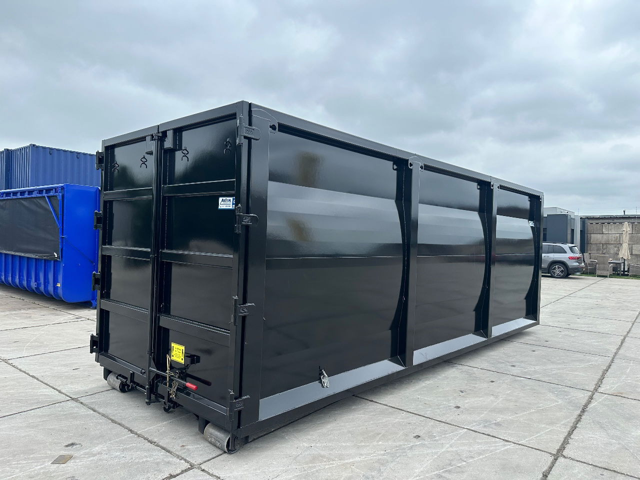 Alustahl 40 m3 hardox HB 450 containers - Užtraukiamas konteineris: foto 3 Alustahl 40 m3 hardox HB 450 containers - Užtraukiamas konteineris: foto 3