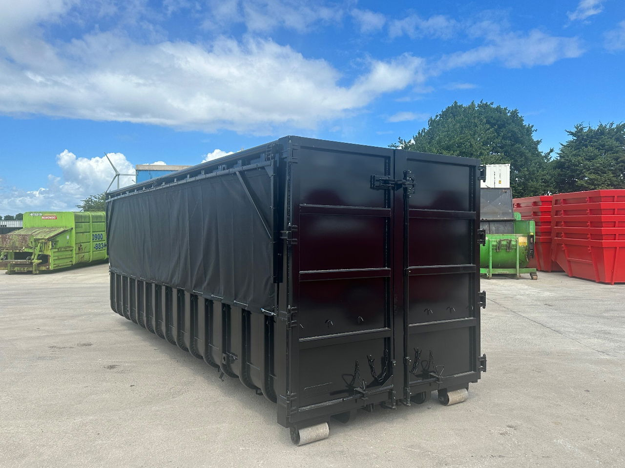 Sidalco 40 m3 met klapnetten - Keičiamas kėbulas/ Konteineris: foto 3 Sidalco 40 m3 met klapnetten - Keičiamas kėbulas/ Konteineris: foto 3