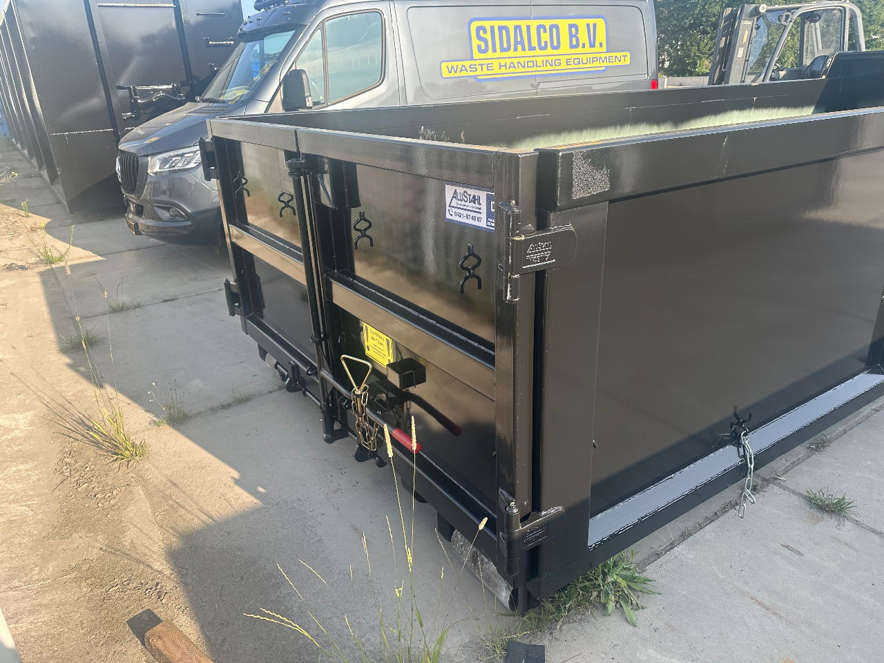 Sidalco 15 m3 hardox HB 450 - Užtraukiamas konteineris: foto 4 Sidalco 15 m3 hardox HB 450 - Užtraukiamas konteineris: foto 4