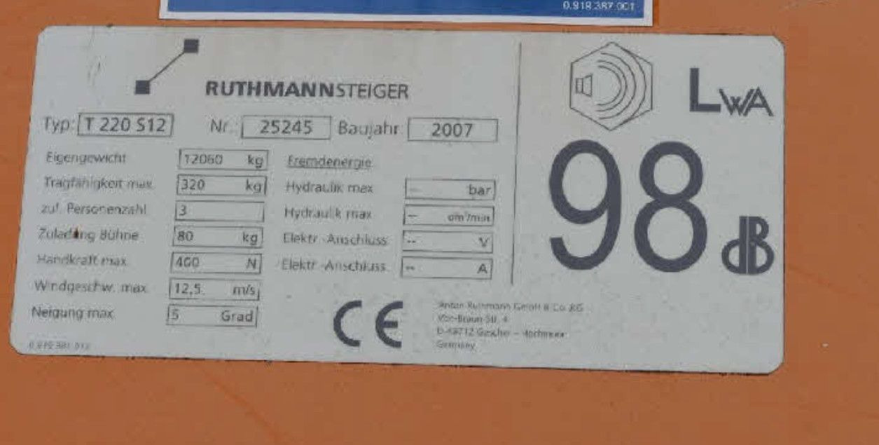 Mercedes-Benz ATEGO 4X4 1324 Hub Steiger Ruthmann T220 - Autobokštelio: foto 3 Mercedes-Benz ATEGO 4X4 1324 Hub Steiger Ruthmann T220 - Autobokštelio: foto 3