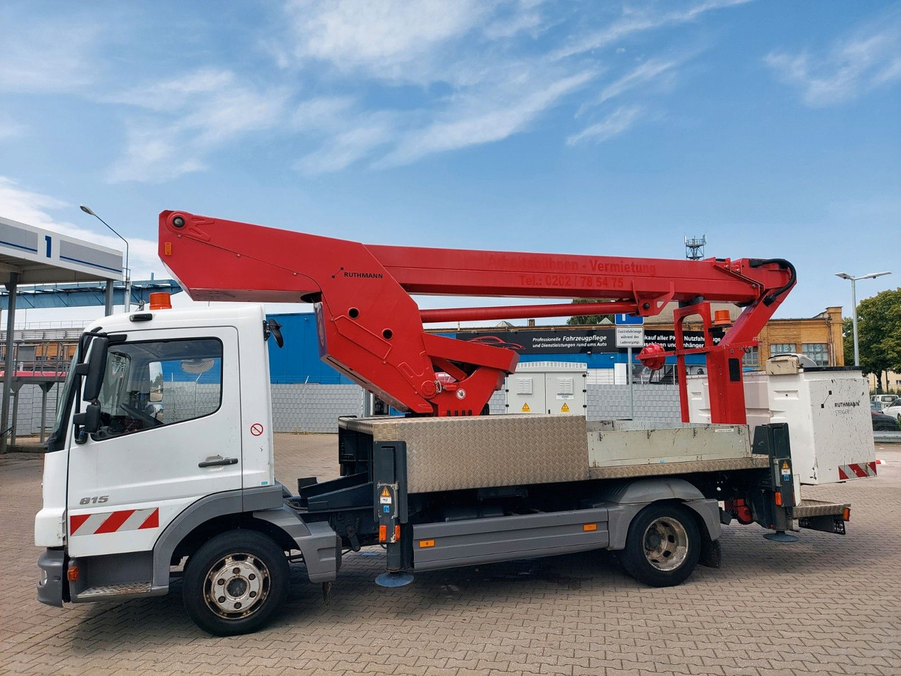 Autobokštelio Mercedes-Benz Atego 2 4-Zyl. 4x2  RUTHMANN T270  27 METER: foto 11