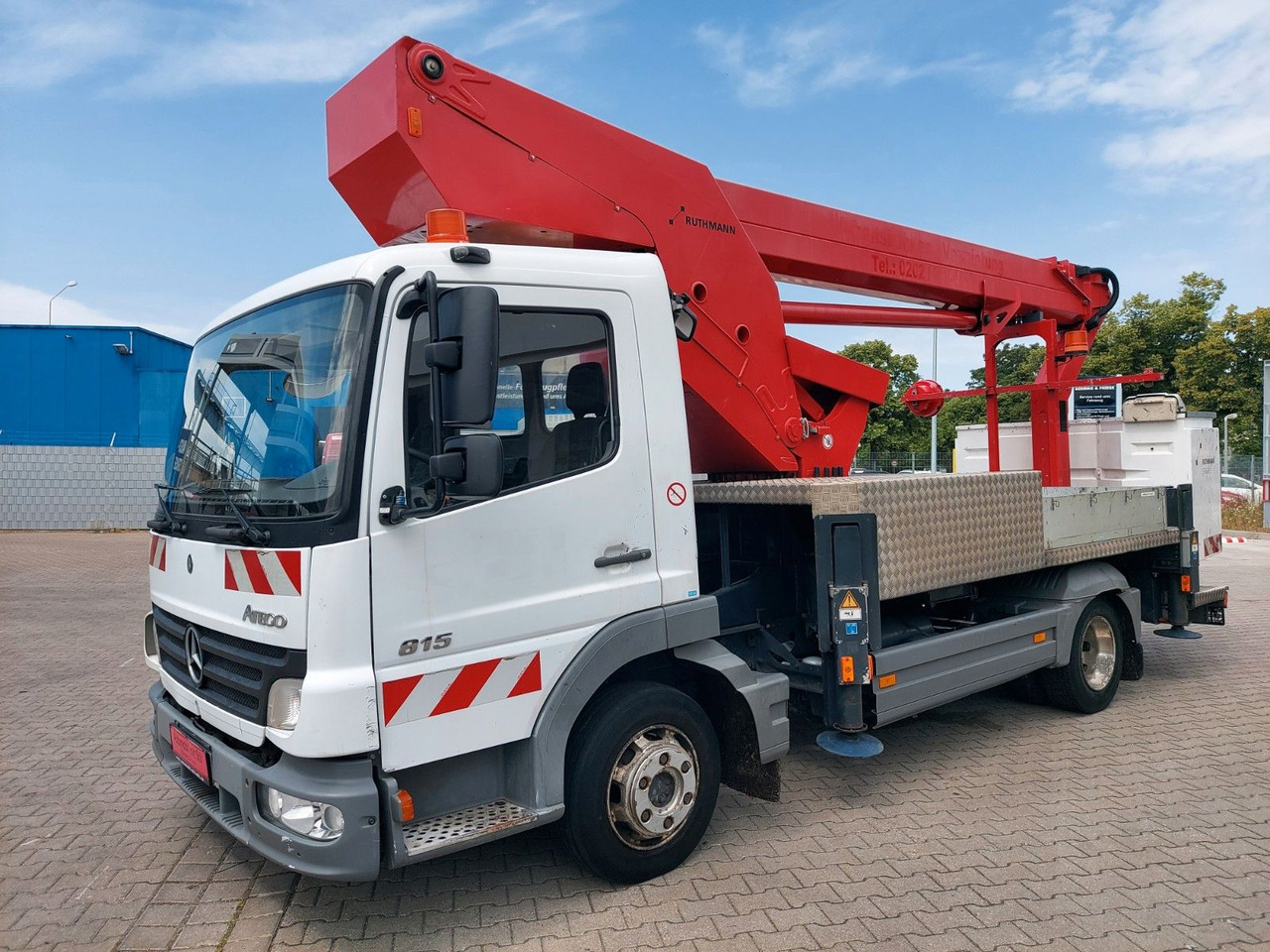Autobokštelio Mercedes-Benz Atego 2 4-Zyl. 4x2  RUTHMANN T270  27 METER: foto 6