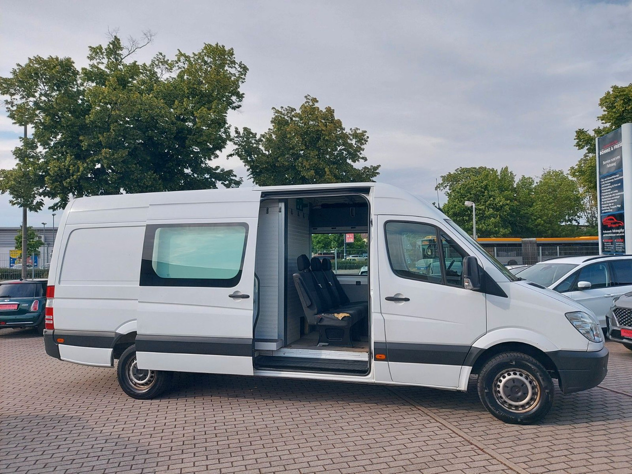 Mercedes-Benz Sprinter II Kasten 316 CDI MIXTO 6 SITZER MAXI - Keleivinis furgonas: foto 1 Mercedes-Benz Sprinter II Kasten 316 CDI MIXTO 6 SITZER MAXI - Keleivinis furgonas: foto 1