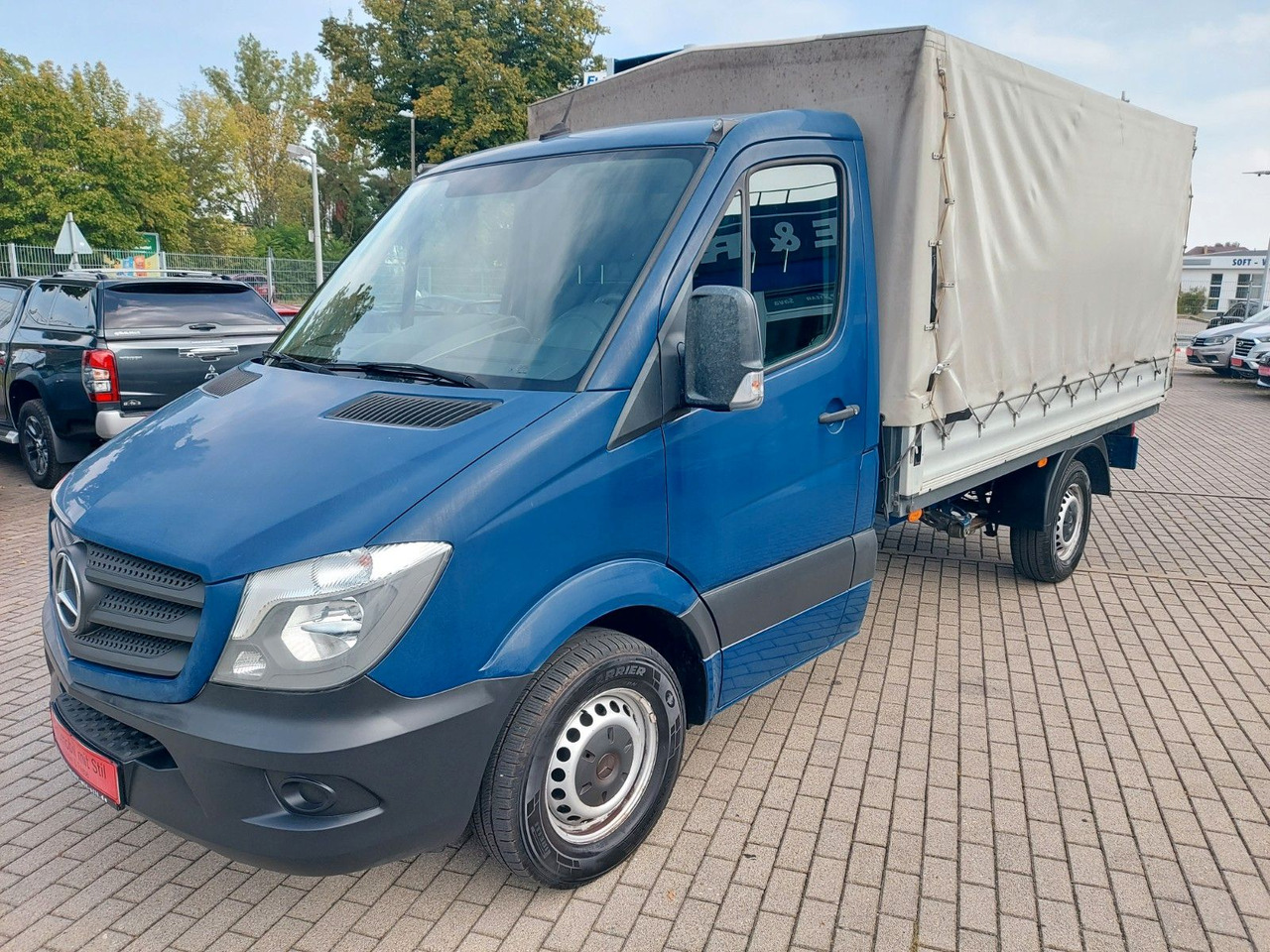 Mercedes-Benz Sprinter II Pritsche 316 Pritsche Plane - Tentinis mikroautobusas: foto 3 Mercedes-Benz Sprinter II Pritsche 316 Pritsche Plane - Tentinis mikroautobusas: foto 3