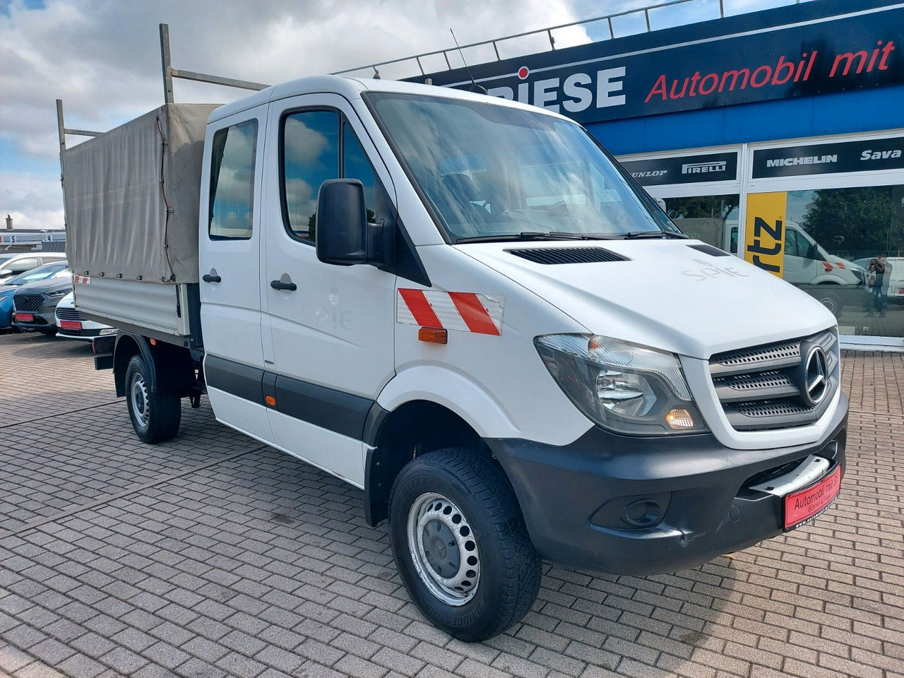Mercedes-Benz Sprinter II Pritsche DoKa 316 4X4 Klima Standhei - Tentinis mikroautobusas, Komercinis automobilis su dviguba kabina: foto 1 Mercedes-Benz Sprinter II Pritsche DoKa 316 4X4 Klima Standhei - Tentinis mikroautobusas, Komercinis automobilis su dviguba kabina: foto 1