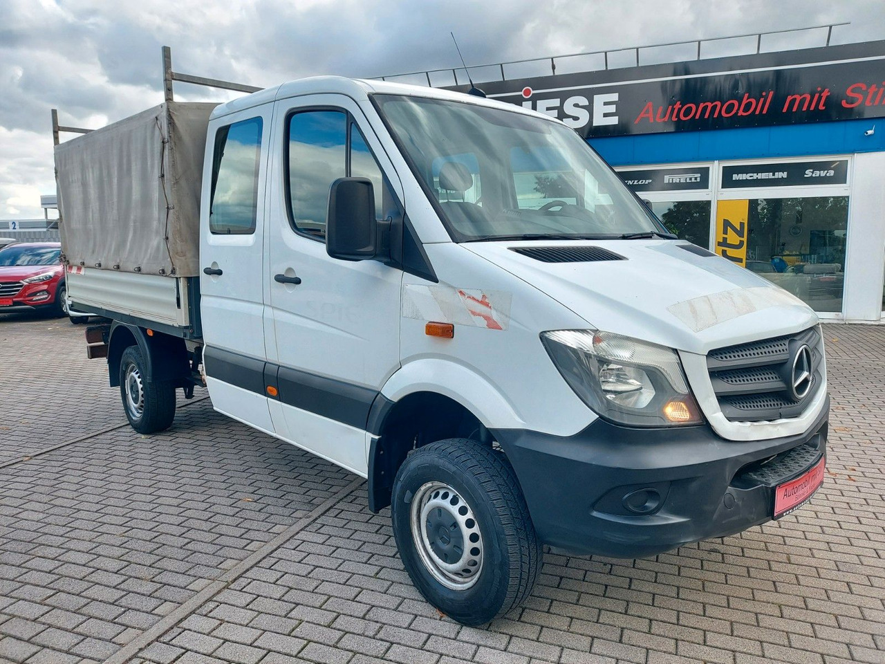 Mercedes-Benz Sprinter II Pritsche DoKa 316 4X4 Klima Standhei - Keleivinis furgonas: foto 1 Mercedes-Benz Sprinter II Pritsche DoKa 316 4X4 Klima Standhei - Keleivinis furgonas: foto 1