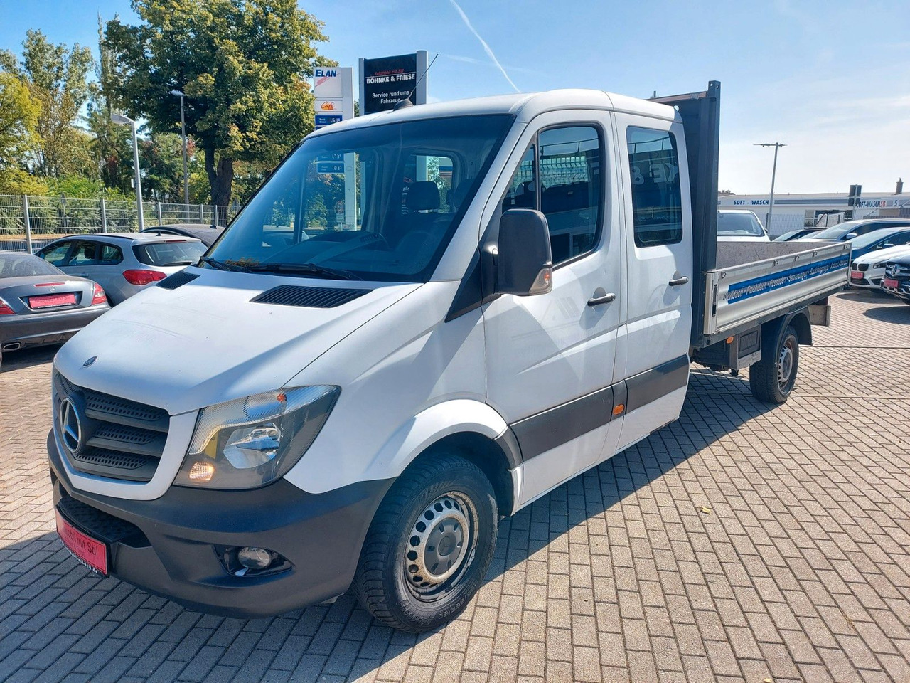 Mercedes-Benz Sprinter II Pritsche DoKa 316 Autom. lang 7Sitze - Bortinis automobilis, Komercinis automobilis su dviguba kabina: foto 1 Mercedes-Benz Sprinter II Pritsche DoKa 316 Autom. lang 7Sitze - Bortinis automobilis, Komercinis automobilis su dviguba kabina: foto 1