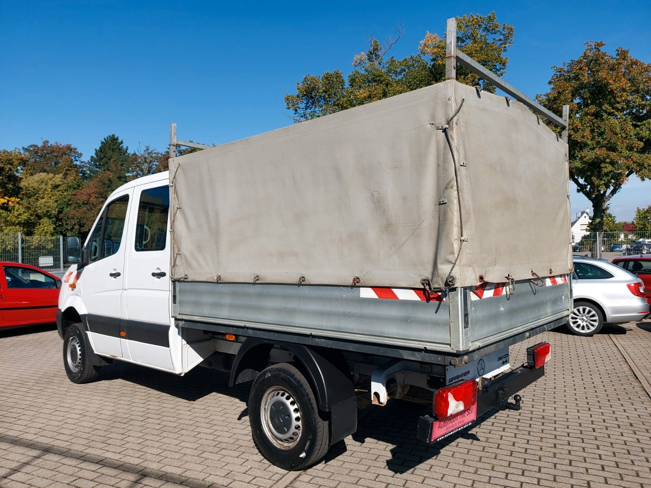 Mercedes-Benz Sprinter II Pritsche DoKa 316 CDI 4X4 Klima - Tentinis mikroautobusas, Komercinis automobilis su dviguba kabina: foto 5 Mercedes-Benz Sprinter II Pritsche DoKa 316 CDI 4X4 Klima - Tentinis mikroautobusas, Komercinis automobilis su dviguba kabina: foto 5
