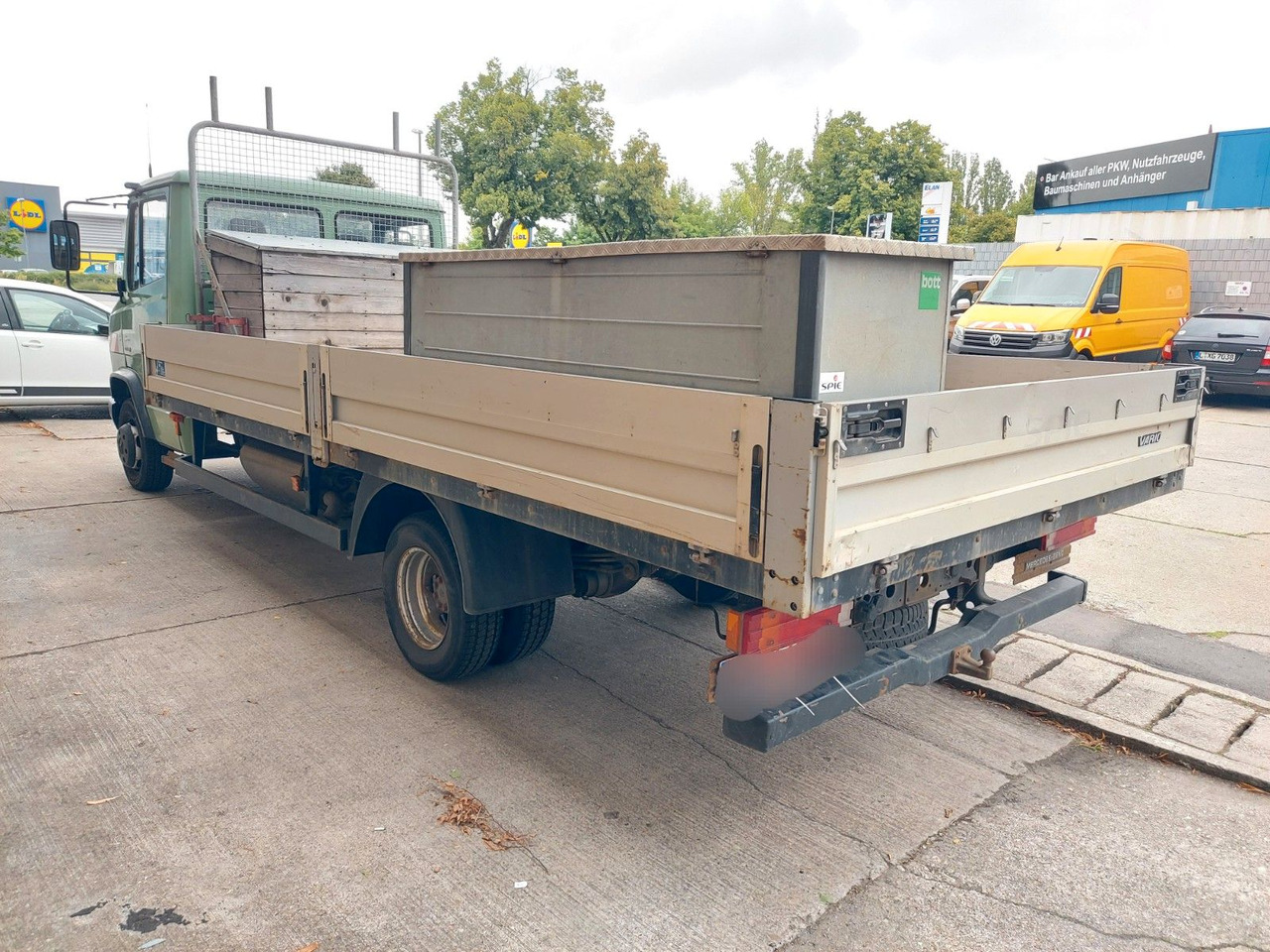 Mercedes-Benz Vario 613D Pritsche lang extralang - Bortinis automobilis: foto 5 Mercedes-Benz Vario 613D Pritsche lang extralang - Bortinis automobilis: foto 5