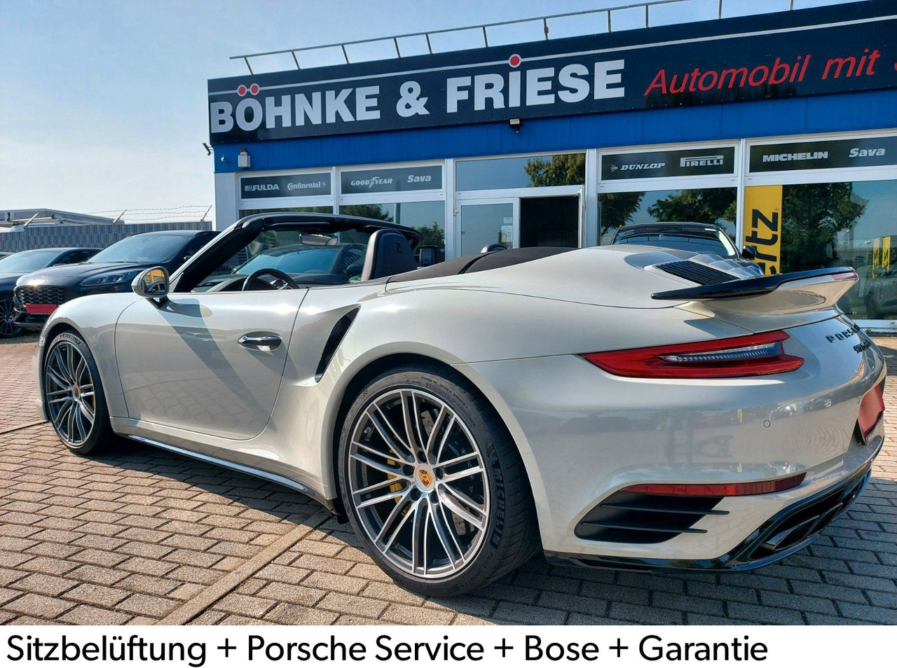 Porsche 911 Turbo S Cabriolet ACC Bose Sitzlüft Garantie - Lengvasis automobilis: foto 1 Porsche 911 Turbo S Cabriolet ACC Bose Sitzlüft Garantie - Lengvasis automobilis: foto 1