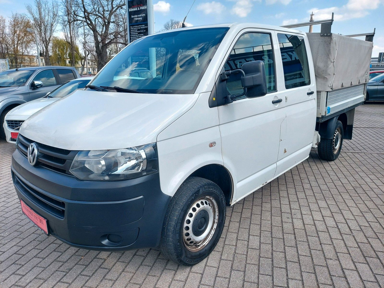Volkswagen T5 Transporter Pritsche DOKA 4MOTION 4x4 Klima - Tentinis mikroautobusas, Komercinis automobilis su dviguba kabina: foto 1 Volkswagen T5 Transporter Pritsche DOKA 4MOTION 4x4 Klima - Tentinis mikroautobusas, Komercinis automobilis su dviguba kabina: foto 1