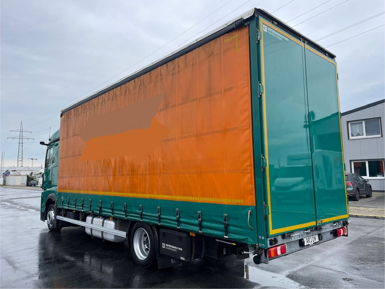 Mercedes-Benz Actros 1845 Pritsche+Plane/Retarder/MirrorCams - Tentinis sunkvežimis: foto 4 Mercedes-Benz Actros 1845 Pritsche+Plane/Retarder/MirrorCams - Tentinis sunkvežimis: foto 4
