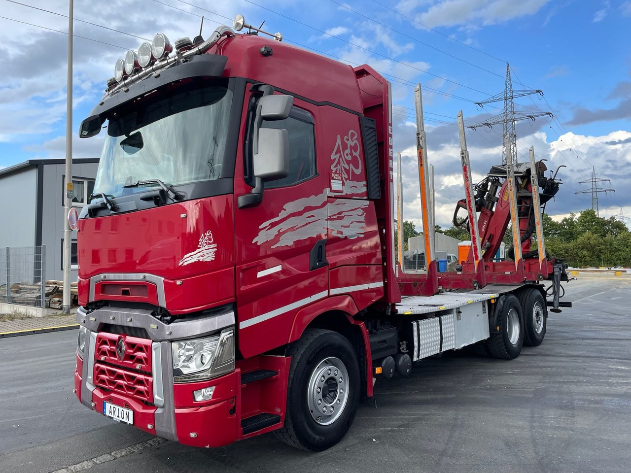 Renault T520 6x2 Kurzholz/PALFINGER/E120Z/VOLVO-ENGINE - Miškovežis, Sunkvežimis su kranu: foto 3 Renault T520 6x2 Kurzholz/PALFINGER/E120Z/VOLVO-ENGINE - Miškovežis, Sunkvežimis su kranu: foto 3