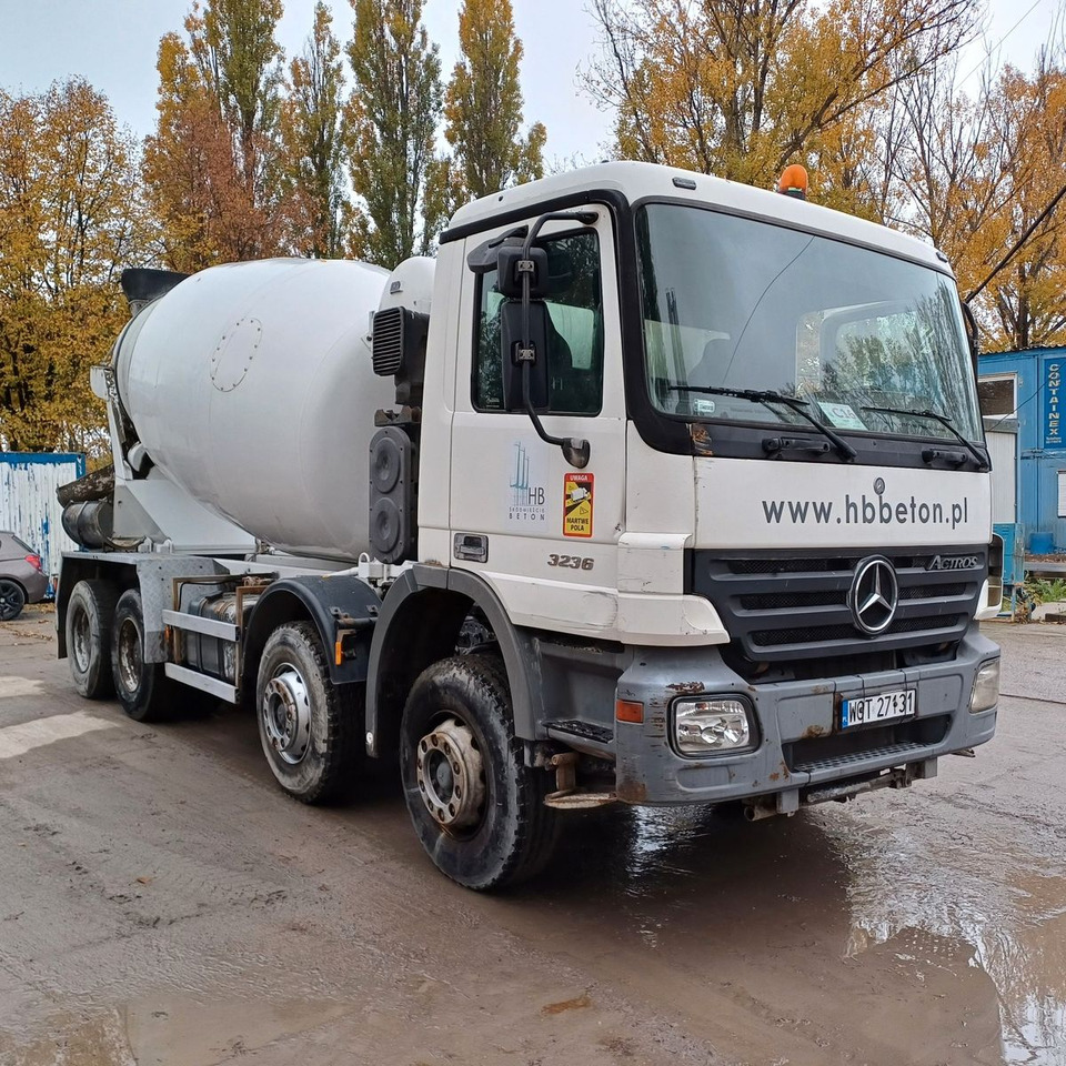 Mercedes-Benz ACTROS 3236 INTERMIX 9M3 - Betonvežis: foto 1 Mercedes-Benz ACTROS 3236 INTERMIX 9M3 - Betonvežis: foto 1