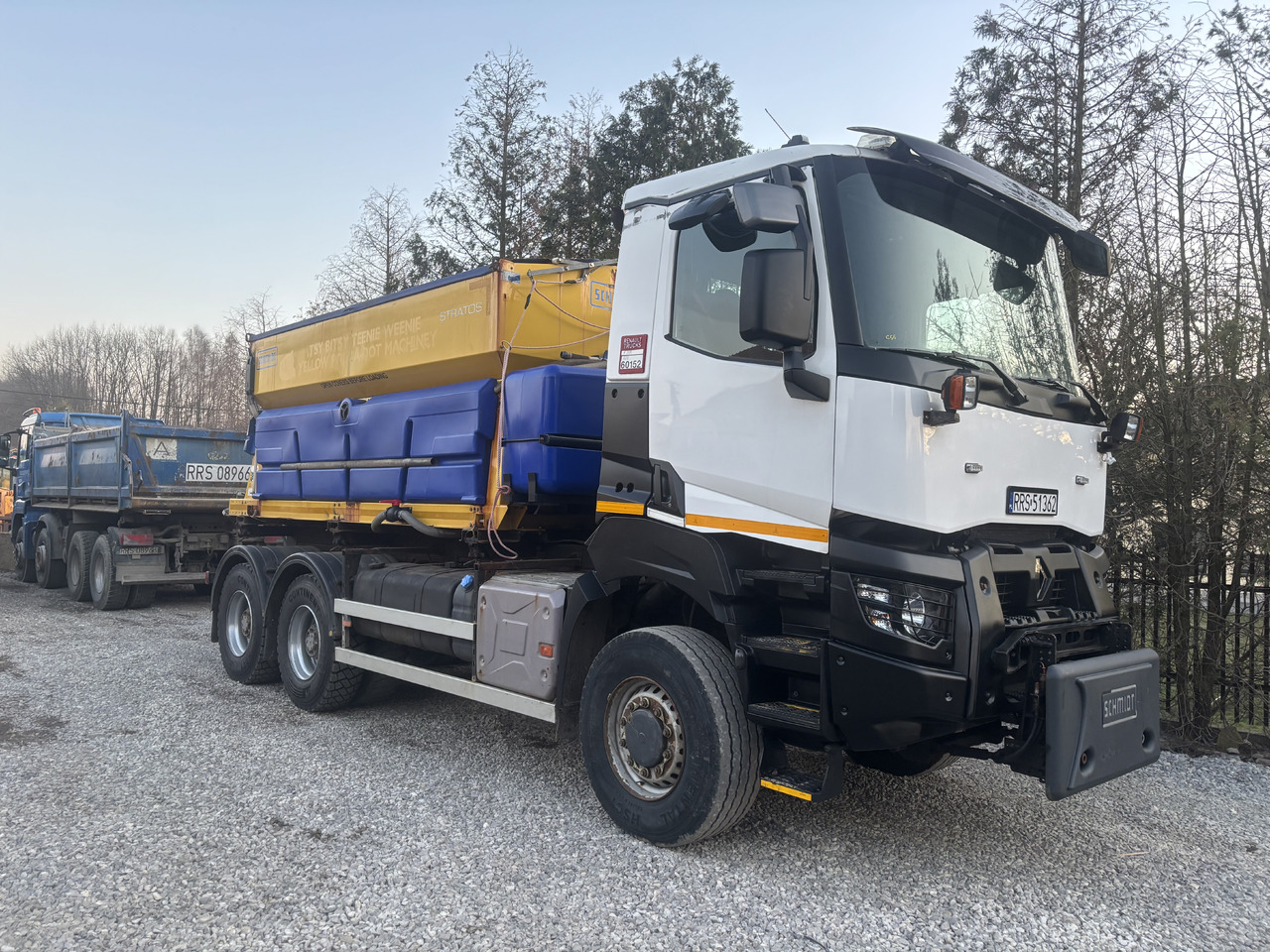 RENAULT K380 6x6 K380 6x6 SCHMIDT STRATOS III GRITTER/SPREADER PLOUGH - Sniego valymo mašina: foto 1 RENAULT K380 6x6 K380 6x6 SCHMIDT STRATOS III GRITTER/SPREADER PLOUGH - Sniego valymo mašina: foto 1