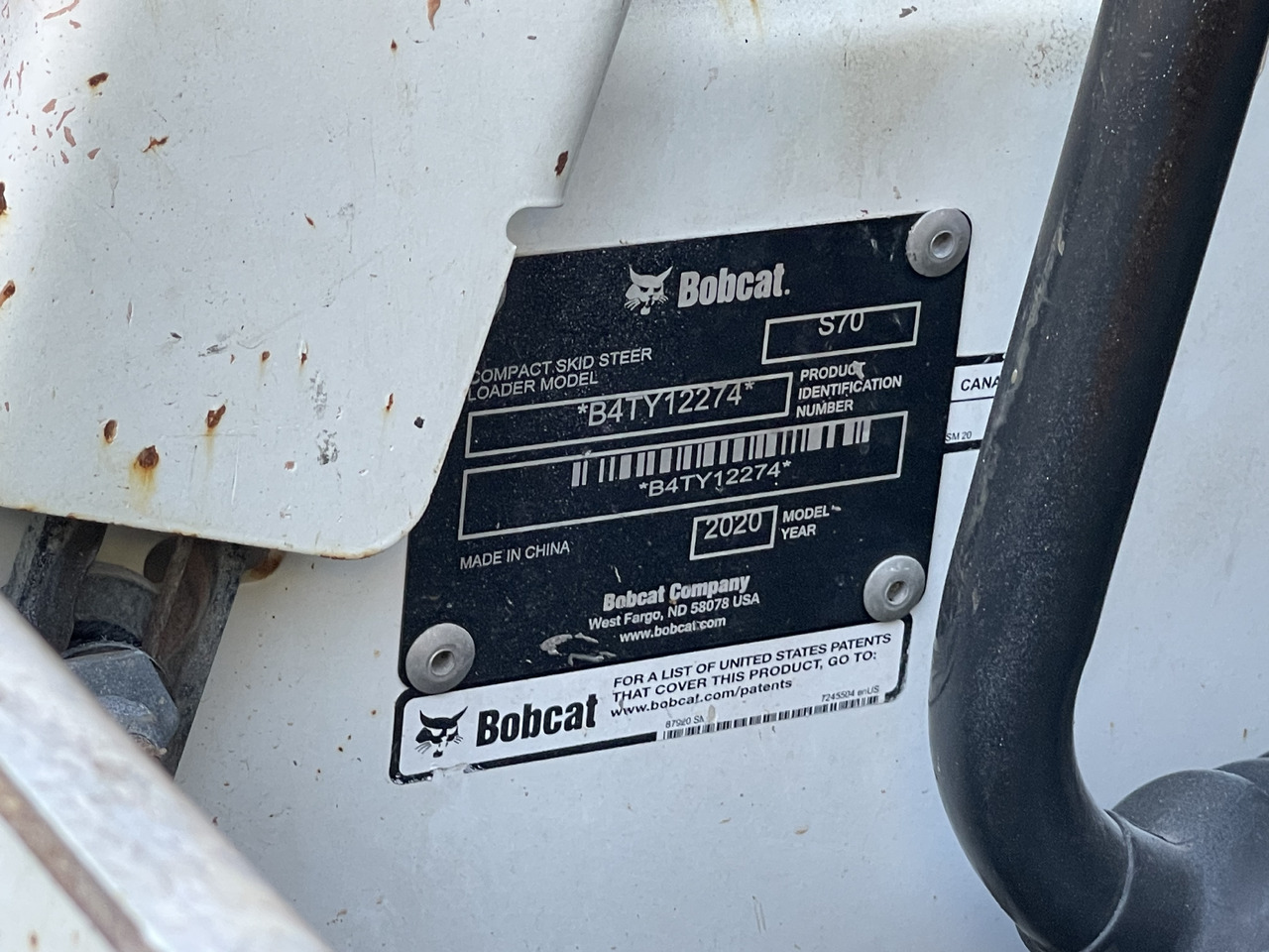 Bobcat S70 - Mini krautuvas: foto 4 Bobcat S70 - Mini krautuvas: foto 4