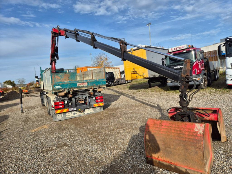 Scania P450 6x2/4 // HMF 2223 K4 // 3-way tip - Sunkvežimis su kranu: foto 2 Scania P450 6x2/4 // HMF 2223 K4 // 3-way tip - Sunkvežimis su kranu: foto 2