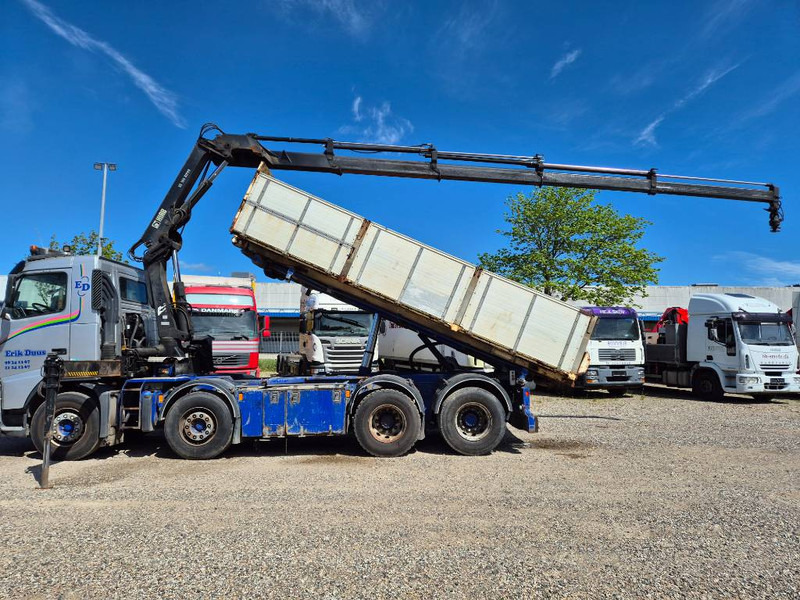 Volvo FH 460 8x2/4 //Hiab 166 E-4// 3 way tip - Sunkvežimis su kranu: foto 1 Volvo FH 460 8x2/4 //Hiab 166 E-4// 3 way tip - Sunkvežimis su kranu: foto 1
