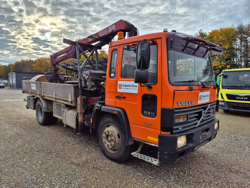 Sunkvežimis su kranu Volvo FL 614 // HMF1065 K2 grab/Rotor // Steelsupension: foto 16