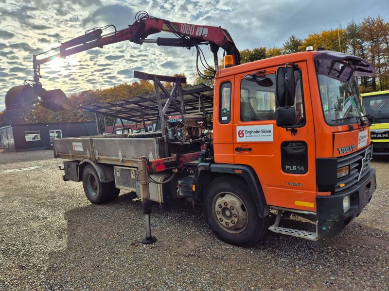 Sunkvežimis su kranu Volvo FL 614 // HMF1065 K2 grab/Rotor // Steelsupension: foto 9