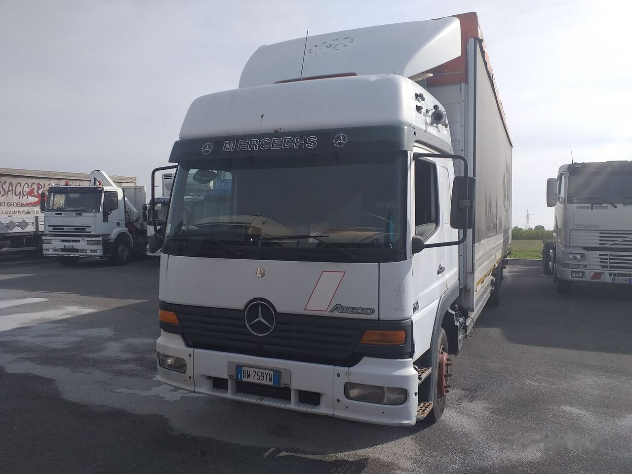 Mercedes-Benz ATEGO 12.28 - Tentinis sunkvežimis: foto 2 Mercedes-Benz ATEGO 12.28 - Tentinis sunkvežimis: foto 2