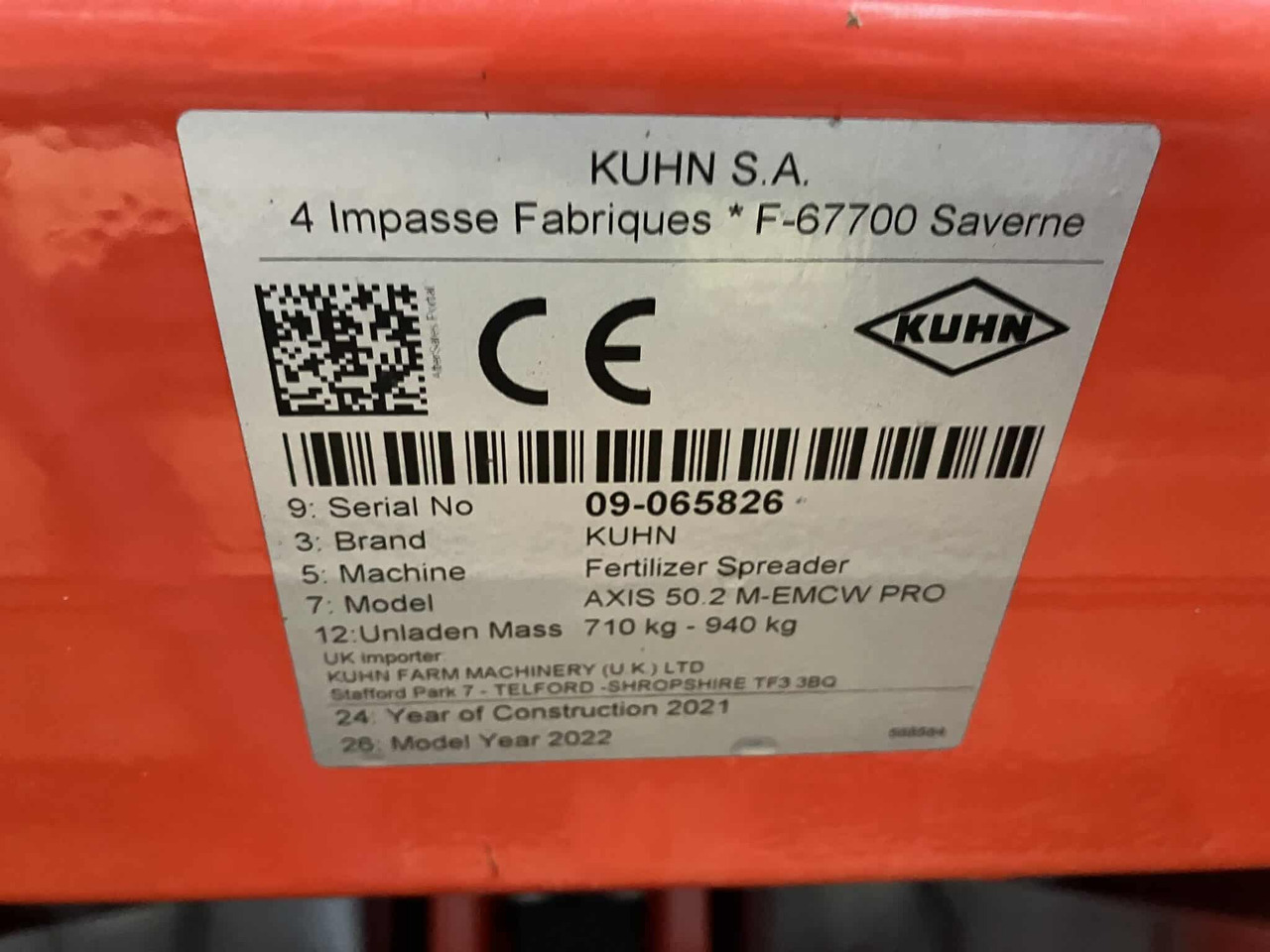 Kuhn Axis 50.2 M-ECW - Trąšų barstytuvas: foto 5 Kuhn Axis 50.2 M-ECW - Trąšų barstytuvas: foto 5