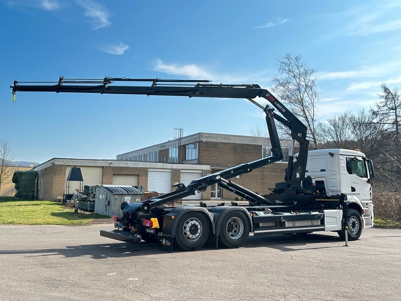 MAN TGS 26.470 6x2 Abrollkipper + Kran Hiab 228-4 - Hook-lift sunkvežimis, Sunkvežimis su kranu: foto 5 MAN TGS 26.470 6x2 Abrollkipper + Kran Hiab 228-4 - Hook-lift sunkvežimis, Sunkvežimis su kranu: foto 5