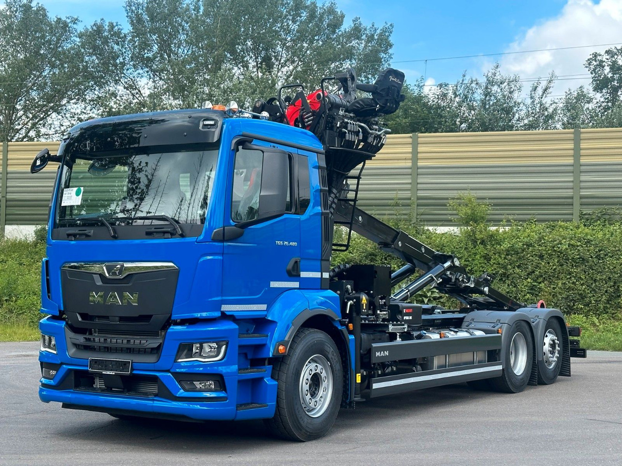 MAN TGS 26.480 6x2 Abrollkipper + Kran EPSILON - Hook-lift sunkvežimis, Sunkvežimis su kranu: foto 2 MAN TGS 26.480 6x2 Abrollkipper + Kran EPSILON - Hook-lift sunkvežimis, Sunkvežimis su kranu: foto 2