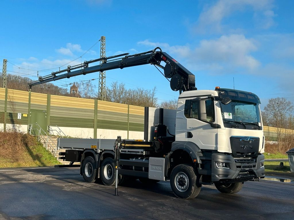 MAN TGS 33.440 6x6 Kran HIAB 228-6 - Platforminis/ Bortinis sunkvežimis, Sunkvežimis su kranu: foto 5 MAN TGS 33.440 6x6 Kran HIAB 228-6 - Platforminis/ Bortinis sunkvežimis, Sunkvežimis su kranu: foto 5