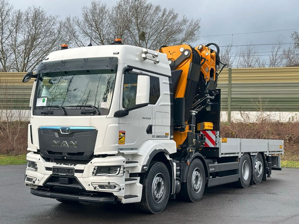MAN TGS 35.520 8X2 Hiab EFFER 955-8s +Jib 6s - Platforminis/ Bortinis sunkvežimis, Sunkvežimis su kranu: foto 2 MAN TGS 35.520 8X2 Hiab EFFER 955-8s +Jib 6s - Platforminis/ Bortinis sunkvežimis, Sunkvežimis su kranu: foto 2