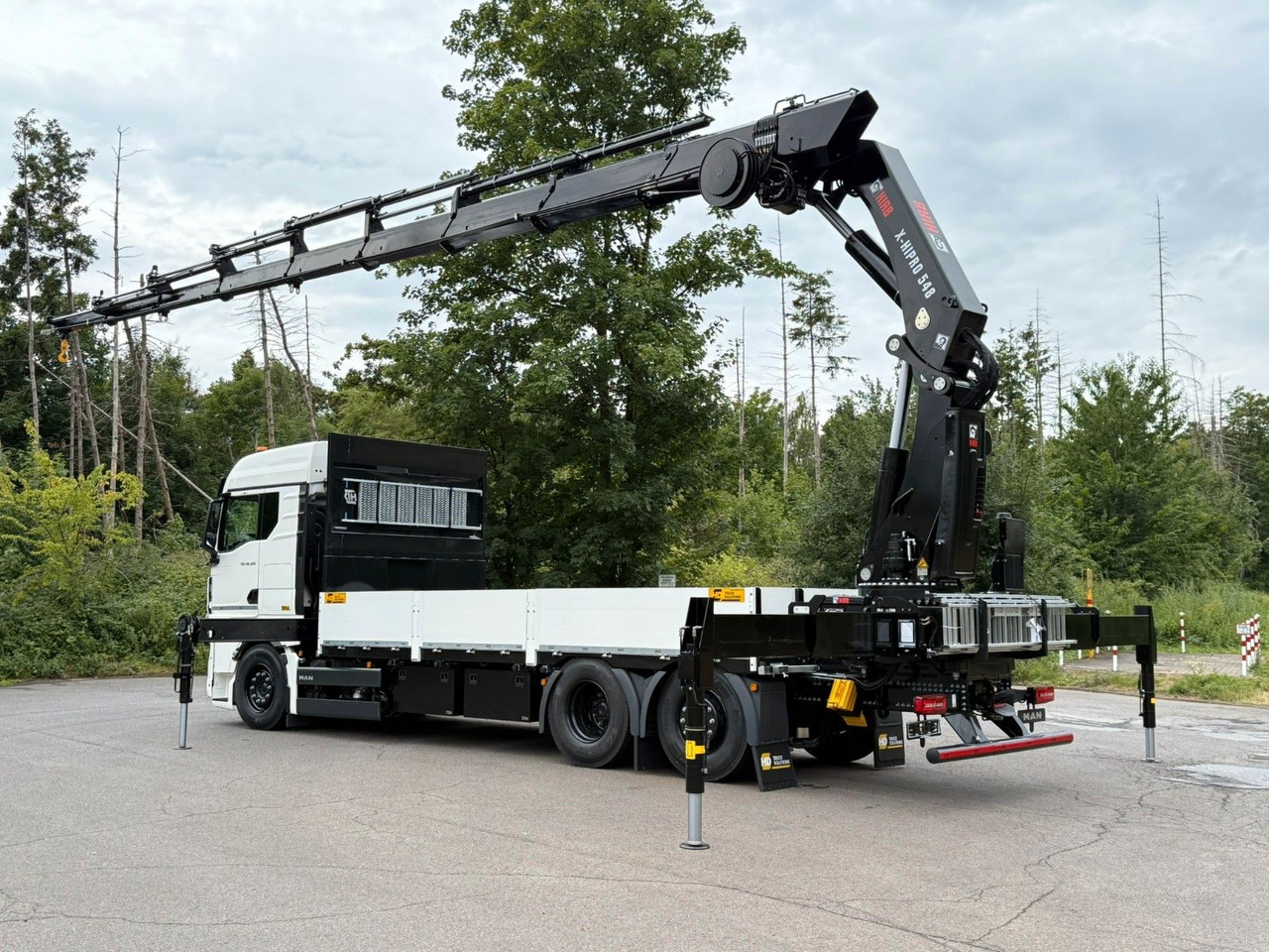 MAN TGX 26.520 TG3 Retarder / 6X2 Hiab 548 E 8 - Sunkvežimis su kranu: foto 1 MAN TGX 26.520 TG3 Retarder / 6X2 Hiab 548 E 8 - Sunkvežimis su kranu: foto 1