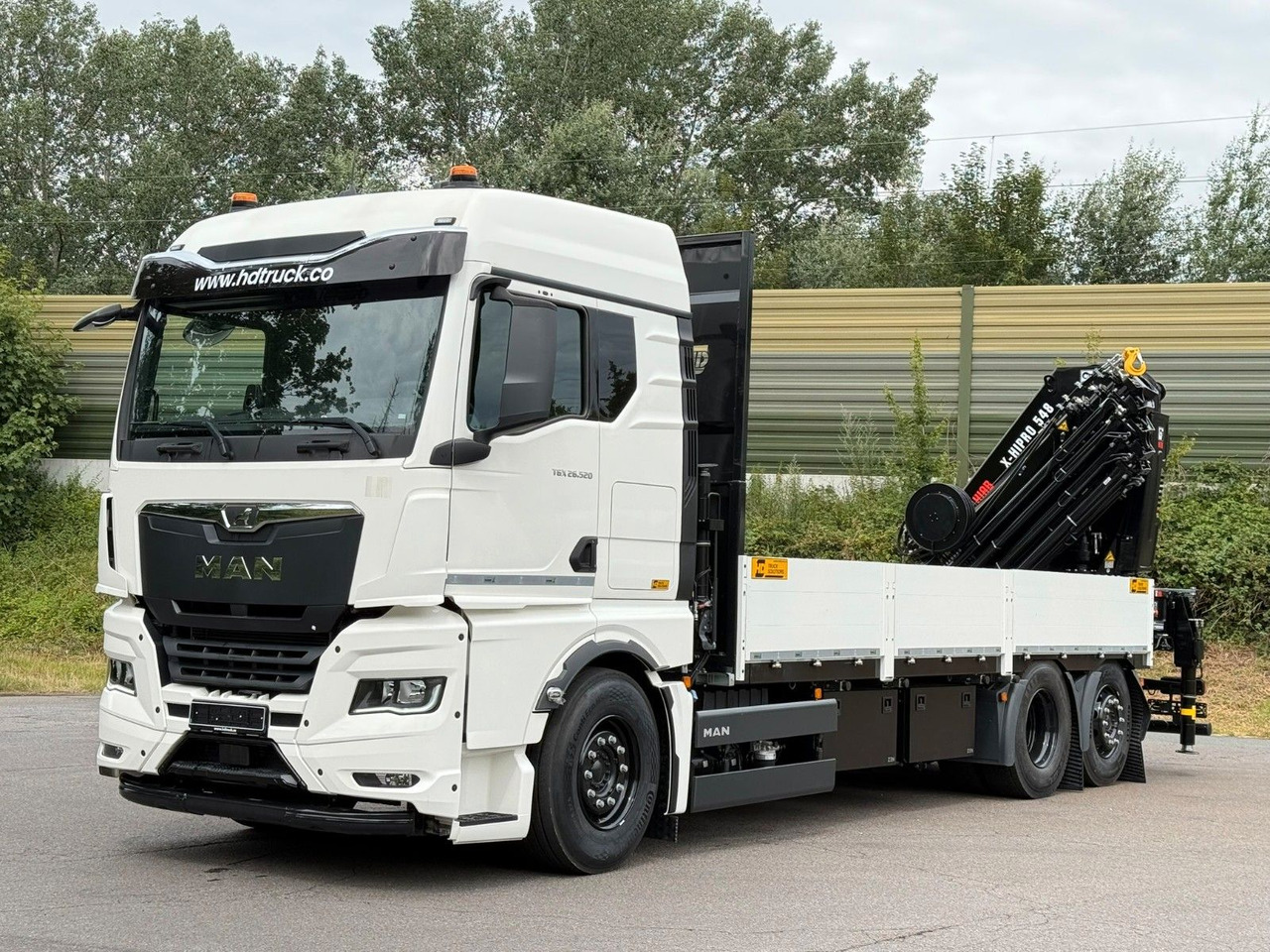 MAN TGX 26.520 TG3 Retarder / 6X2 Hiab 548 E 8 - Sunkvežimis su kranu: foto 3 MAN TGX 26.520 TG3 Retarder / 6X2 Hiab 548 E 8 - Sunkvežimis su kranu: foto 3