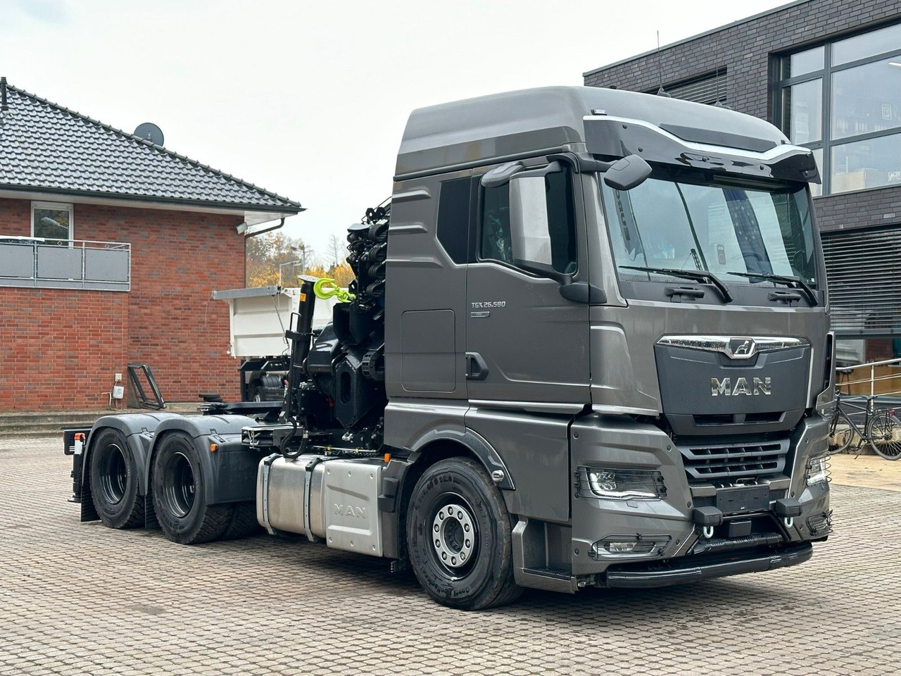 Vilkikas MAN TGX 26.580 6x4 Kran Hiab 302-6 + Jib-4: foto 10