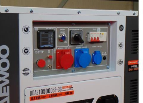Daewoo DDAE10500DSE-3G Diesel Stroomgenerator (Nieuw) - Elektrinis generatorius: foto 3 Daewoo DDAE10500DSE-3G Diesel Stroomgenerator (Nieuw) - Elektrinis generatorius: foto 3