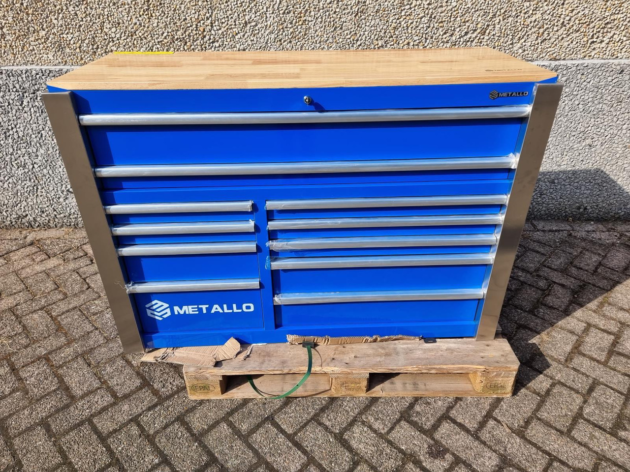 Metallo Mega Jumbo Gereedschapskist - Nieuw, 11 lades waarvan 9 gevuld met gereedschap - Garažo įranga: foto 1 Metallo Mega Jumbo Gereedschapskist - Nieuw, 11 lades waarvan 9 gevuld met gereedschap - Garažo įranga: foto 1