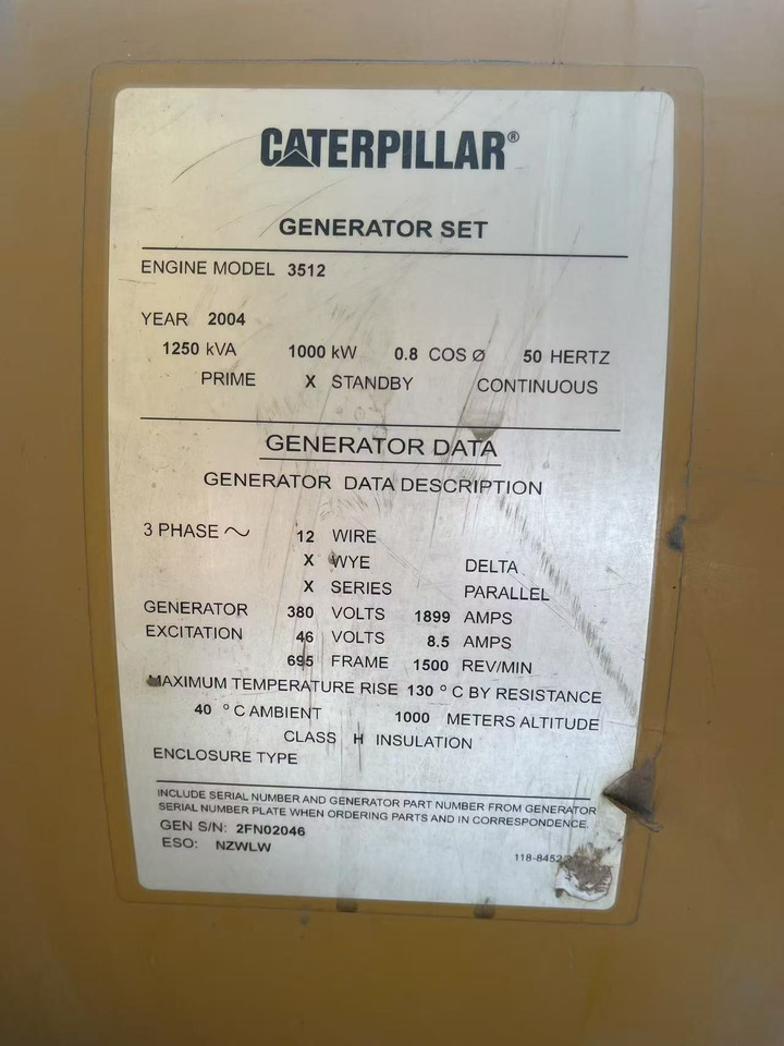 CATPILLAR 3512 - Įrankis/ Įranga: foto 4 CATPILLAR 3512 - Įrankis/ Įranga: foto 4