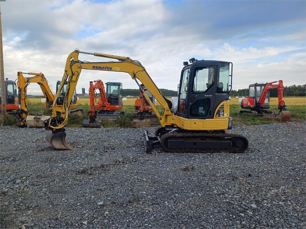 Komatsu pc50mr-2 Engcon pyörittäjällä - Mini ekskavatorius: foto 2 Komatsu pc50mr-2 Engcon pyörittäjällä - Mini ekskavatorius: foto 2