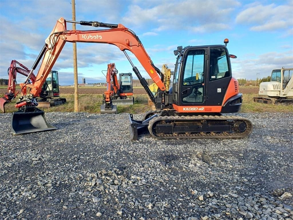 Kubota KX080-4a Pyörittäjällä - Mini ekskavatorius: foto 2 Kubota KX080-4a Pyörittäjällä - Mini ekskavatorius: foto 2